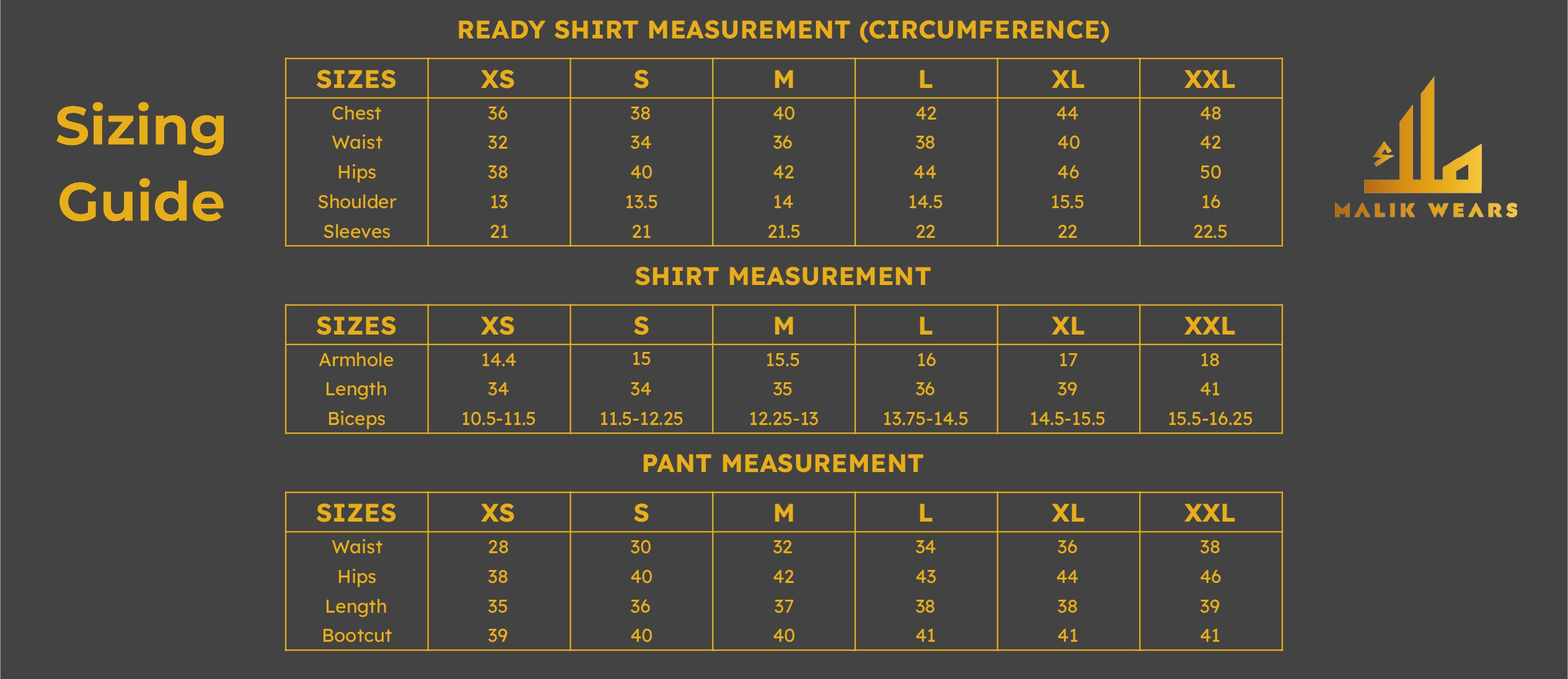 Size Guide