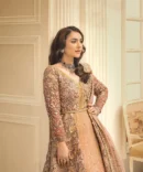 Walima Dress in Plum Bridal Gown Lehenga