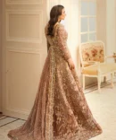 Walima Dress in Plum Bridal Gown Lehenga