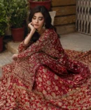 Red Bridal Lehenga and Kameez Pakistani Wedding Dress