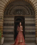 Red Bridal Lehenga and Kameez Pakistani Wedding Dress