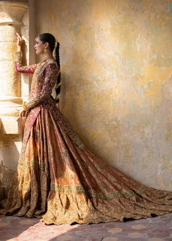 Wedding Lehenga Kameez Dupatta Pakistani Bridal Dress