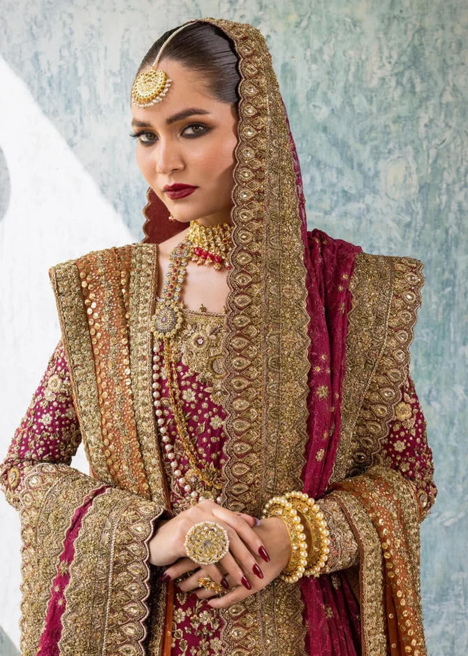 Wedding Lehenga Kameez Dupatta Pakistani Bridal Dress