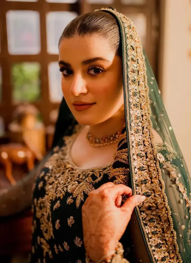 Radiant in Green 🌿 Bridal Sharara Dreams for Mehndi