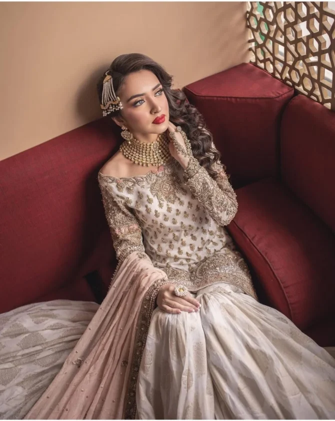 Beautiful Gharara Dress for Nikkah