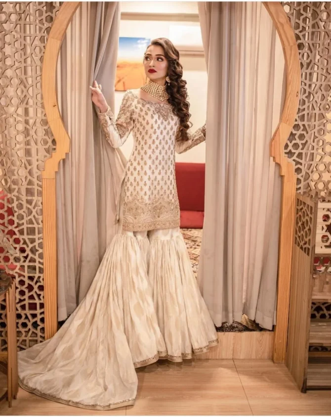 Beautiful Gharara Dress for Nikkah
