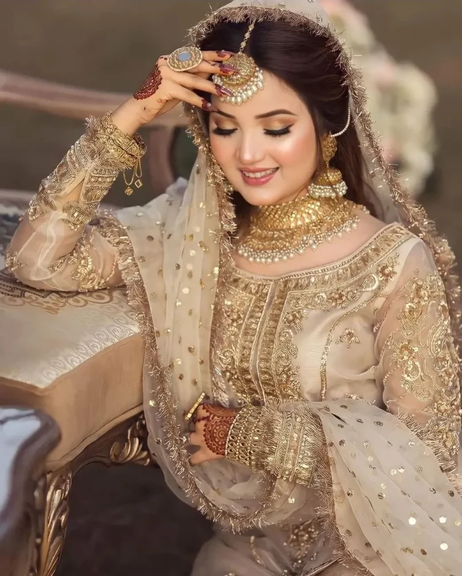 Beautiful Gharara Dress For Nikkah